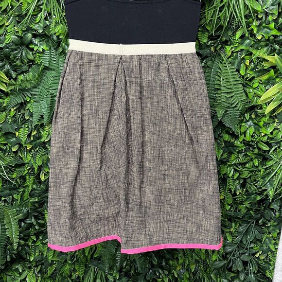 HACHE Skirt Women Italy 46 US Large A Line Pleated Stretch Waist Pink Hem 2385 - Picture 12 of 12